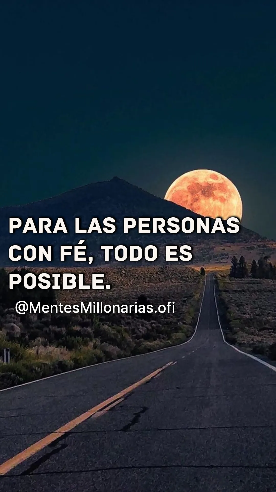 Para las personas con fe, todo es posible.
